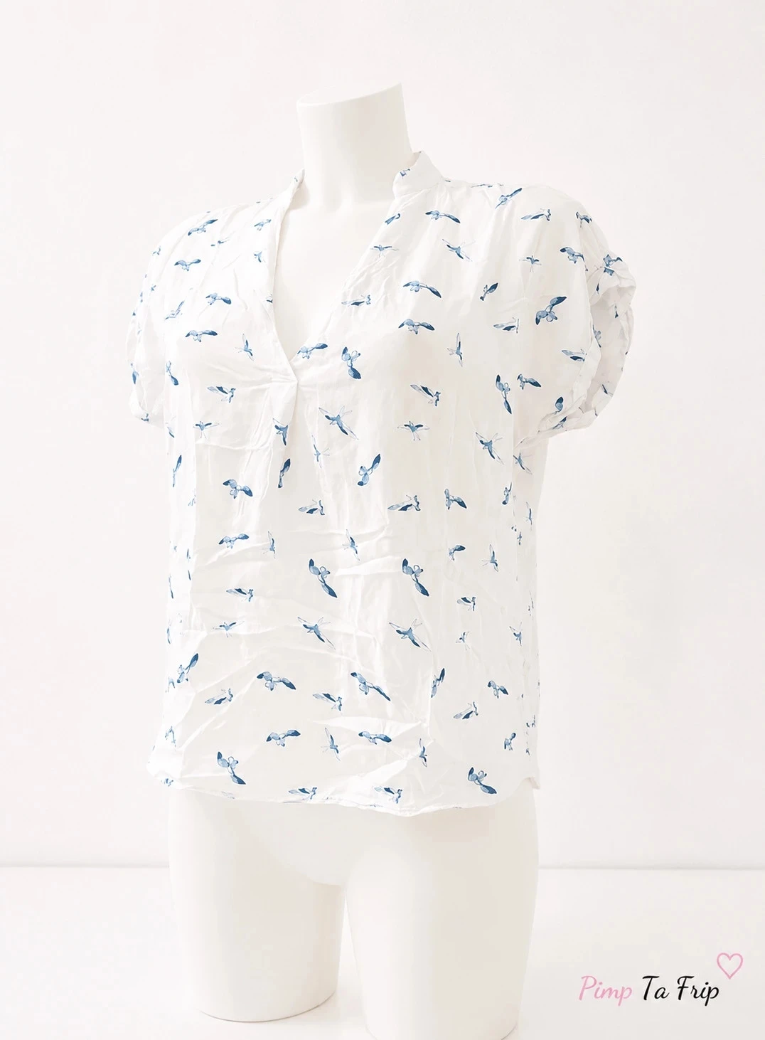 Fluid Primark Swallow Print Blouse – photo 3